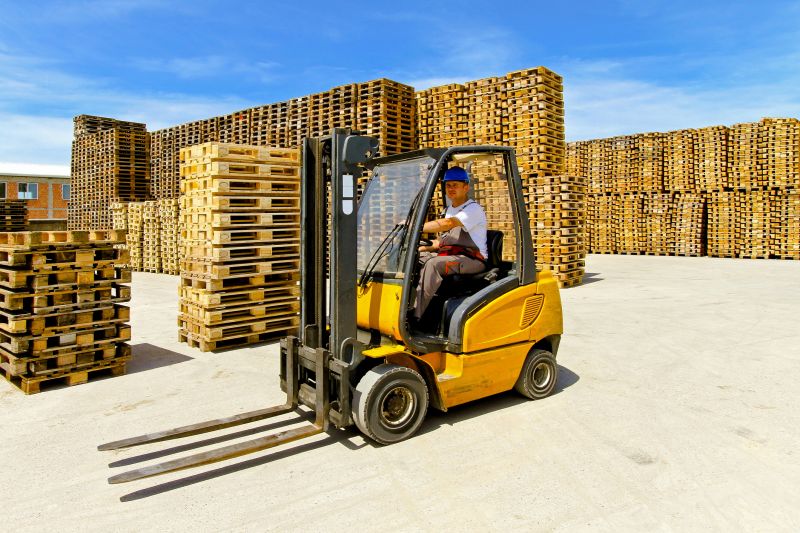 It can lift and move heavy loads with stability.